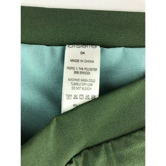 NEW OISELLE Roga Bikini Bottom Swimwear Green 4 S - Picture 4 of 7